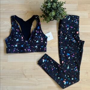 Fabletics leggings and sports bra set